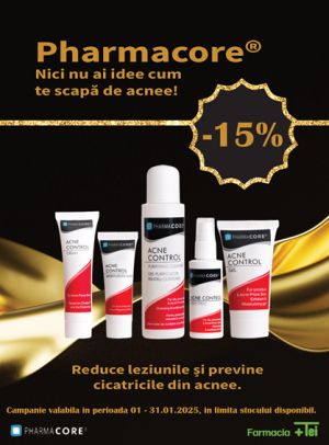 Pharmacore 15% Reducere Ianuarie