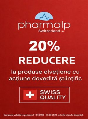 Pharmalp 20% Reducere Mai-Iunie