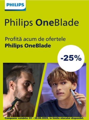 Philips One Blade 25% Reducere Iunie