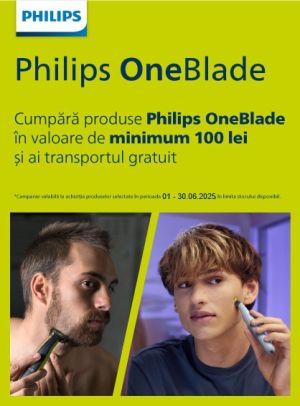 Philips One Blade Transport gratuit Iunie