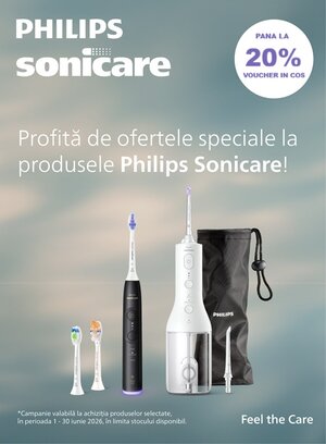 Philips Sonicare Pana la 20% Voucher in cos Iunie