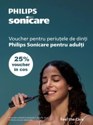 Philips Sonicare Voucher 25% in cos Iulie