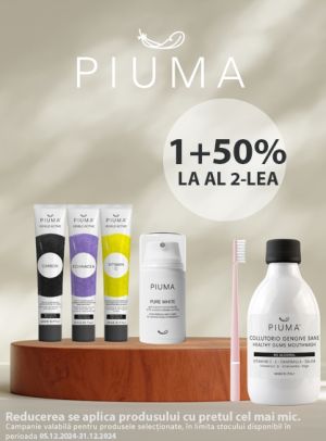 Piuma 1+50% Reducere Decembrie 