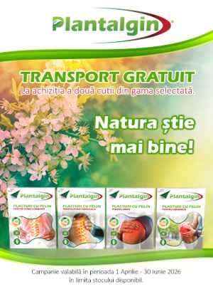 Plantalgin Transport Gratuit Aprilie-Iunie