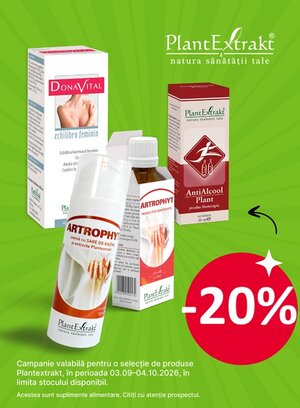 Plantextrakt 20% Reducere Septembrie-Octombrie