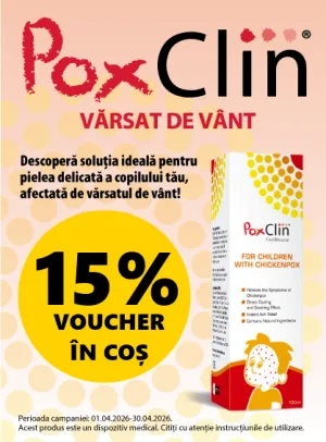 Poxclin 15% Voucher in cos Aprilie