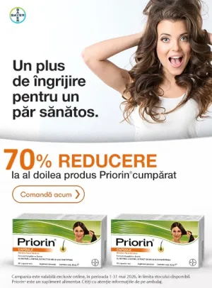 Priorin 1+70% Reducere la al doilea Mai 