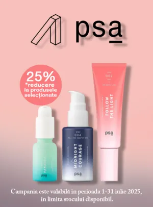 PSA 25% Reducere Iulie