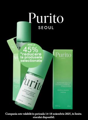 Purito Pana la 45% Reducere Black Friday 2025