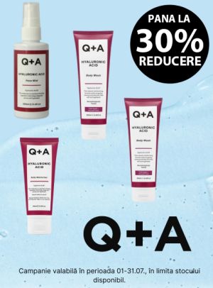 Q+A Pana la 30% Reducere Iulie