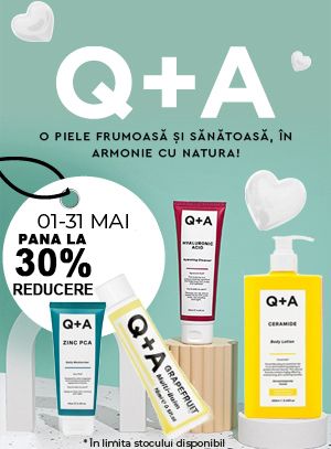 Q+A Pana la 30% Reducere Mai