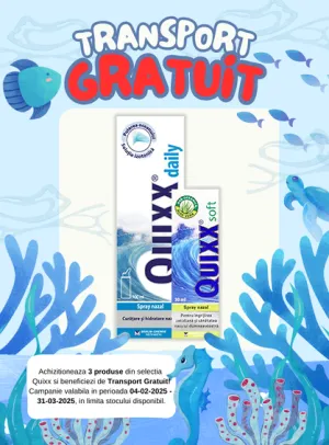 Quixx Transport Gratuit Februarie-Martie