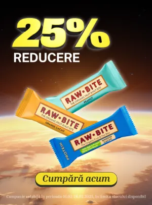 RawBite 25% Reducere Zorii Reducerilor