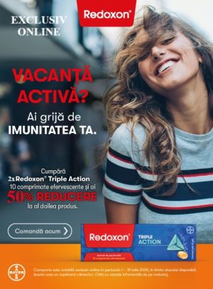 Redoxon 1+50% la al doilea Iulie