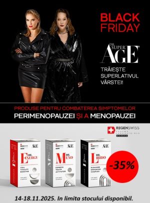 Regenage Meno 35% Reducere Black Friday 2025