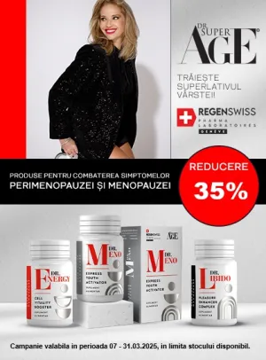 Regenage Meno 35% Reducere Martie