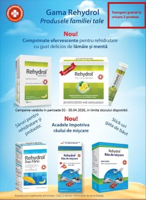 Rehydrol Transport Gratuit Aprilie
