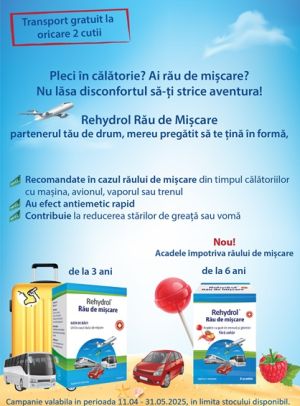 Rehydrol Transport Gratuit Aprilie-Mai