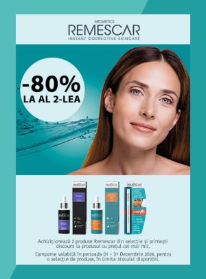 Remescar 1+80% Reducere la al doilea Decembrie