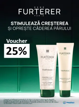 Rene Furterer 25% Voucher aplicat in cos Mai