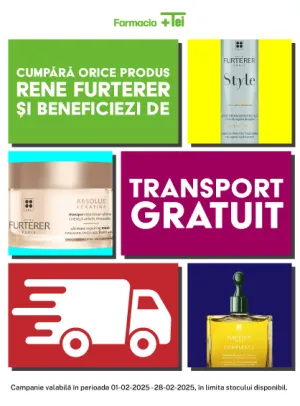 Rene Furterer Transport Gratuit Februarie