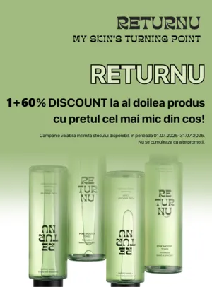 Returnu 1+60% Reducere la al 2-lea Iulie