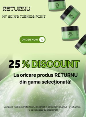 Returnu 25% Reducere Mai
