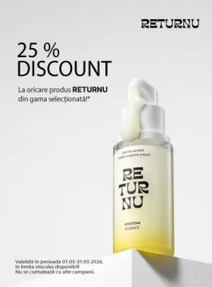 Returnu 25% Reducere Mai