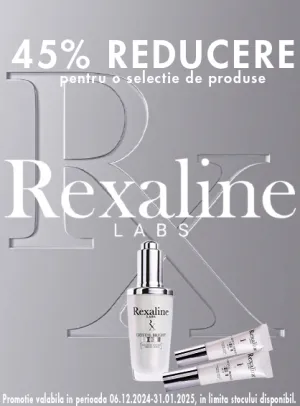 Rexaline 45% Reducere Decembrie-Ianuarie