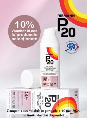 RIEMANN P20 10% Voucher in cos Importanta Protectiei Solare
