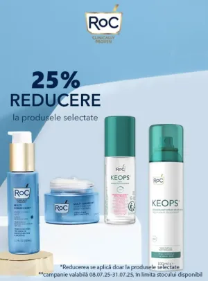 Roc 25% Reducere Iulie