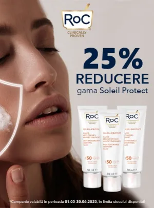 Roc 25% Reducere Mai-Iunie