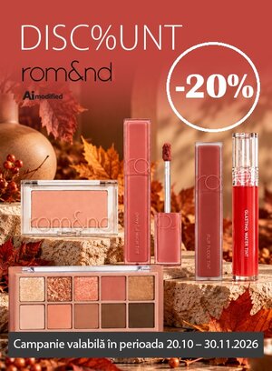Rom&Nd 20% Reducere Octombrie-Noiembrie