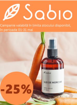 Sabio 25% Reducere Mai