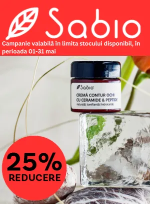 Sabio 25% Reducere Mai