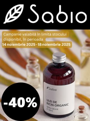 Sabio 40% Reducere Black Friday 2025
