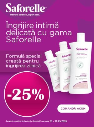 Saforelle 25% Reducere Mai