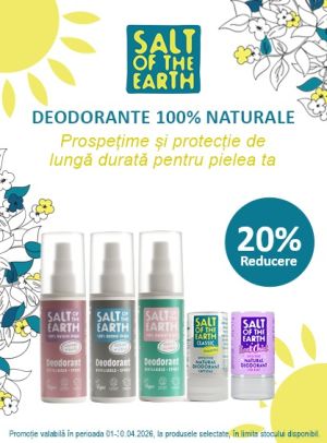 Salt Of The Earth 20% Reducere Aprilie