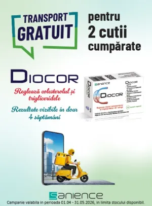 Sanience Diocor Transport Gratuit Aprilie-Mai