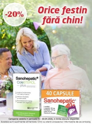 Sanohepatic 20% Reducere Aprilie