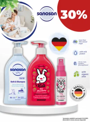 Sanosan 30% Reducere Februarie 