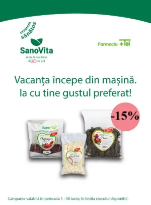 Sanovita 15% Reducere Iunie