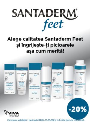 Santaderm 4feet 20% Reducere Aprilie-Mai
