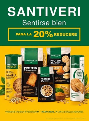 Santiveri Pana la 20% Reducere Septembrie