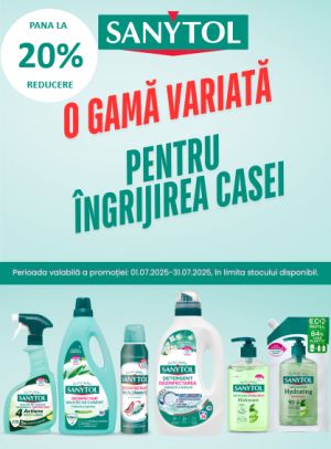 Sanytol Pana la 20% Reducere Iulie