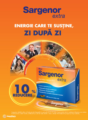 Sargenor 10% Reducere Iulie