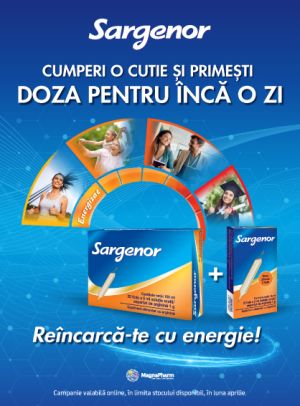 Sargenor Produs Bonus Aprilie Exclusiv Online