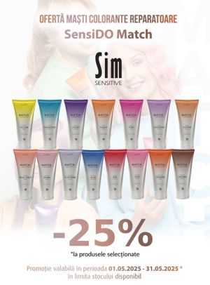 Sensido Match 25% Reducere Mai