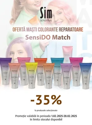 Sensido Match 35% Reducere Februarie