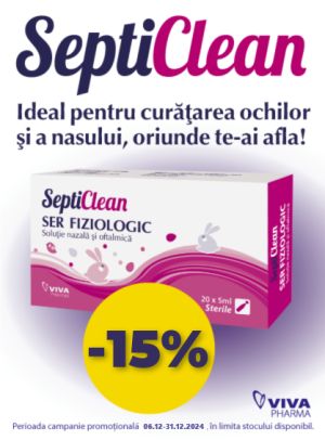 Septiclean 15% Reducere Decembrie